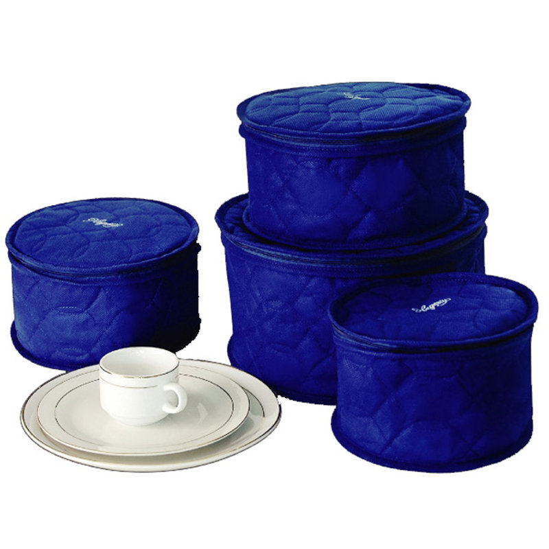 W.J. Hagerty Fabric Dinnerware Storage Set & Reviews Wayfair